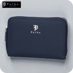 フルボ 二つ折り財布 メンズ レディース ブランド Furbo 革 レザーウォレット 小銭入れあり FRB151 ネイビー 財布
