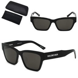 バレンシアガ サングラス BALENCIAGA BB0307SA-001 サングラス アジアンフィット メンズ レディース ユニセックス ブラック グレー