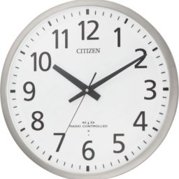 【名入れ可能】CITIZEN大型電波掛け時計　スペイシーM463