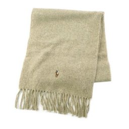 ポロラルフローレン Polo Ralph Lauren PC0253 CLASSIC WOOL BLEND MUFFLER クラシック ウール ブレンド マフラー 236 OATMEAL HTHR ベージュ系