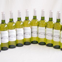 10本セット(金賞ボルドーフランス白ワイン シャトー レ サブロネ) 750ml×10本