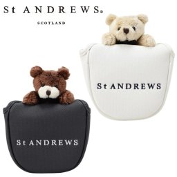 セント アンドリュース ゴルフ テディベアマレット型用パターカバー St ANDREWS 042-6984314 お誕生日祝い お祝い 記念品 お父さん 父の日 彼氏 男性 30代 40代 50代 60代 母の日 お母さん 還暦祝い 敬老の日 彼女 人気プレゼント プレゼント