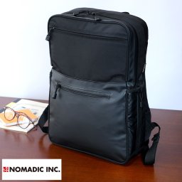 メンズ リュック ビジネス NOMADIC 蒸れない ビジネスリュック ブラック MM-09  通勤 リュックサック シンプル ビジネスバッグ 男性 おしゃれ  