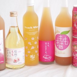 桃の果実感7本セット(高畠ももワイン7度(山形県) 中埜もものお酒 7度(愛知県) 奥の松 ももとろ7 度(福島県) ももはじめました もも梅酒8度(福岡県) アルプス 信州のももを使ったワインです4度(長野県) アシードブリュー 福島もものチューハイ缶