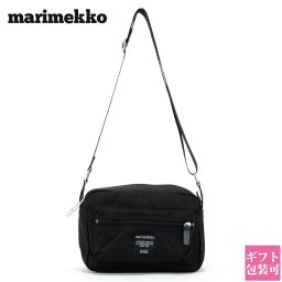 マリメッコ バッグ 正規品 marimekko ショルダーバッグ レディース MY THINGS ブラック 092519-999 コンパクト ブラック ブランド ギフト プレゼント 新品 通販 