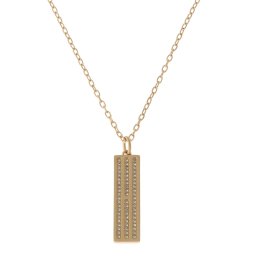 トミーヒルフィガー Tommy Hilfiger ネックレス 2780420 anth00001l PLATED NECKLACE プレート パヴェ ペンダント レディース アクセサリー ユニセックス 