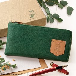 スナフキン 森のレザーウォレット 長財布 エルク革 本革  長札財布 L字財布  MOOMIN ムーミン  本革  翌日出荷   おしゃれ ブランド 人気 新生活 引越し クリスマス 父の日 バレンタイン  誕生日