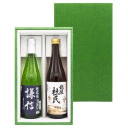 全国燗酒コンテスト 金賞受賞 新潟日本酒 飲み比べ 2種セット 越後杜氏本醸造 謙信純米吟醸 純米吟醸酒 本醸造酒 日本酒 清酒