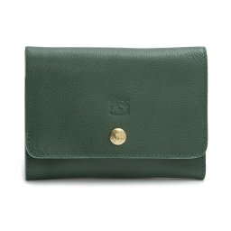 イルビゾンテ IL BISONTE 二つ折り財布 SMW028 GR101 CLASSIC MEDIUM WALLET クラシック ミディアム ウォレット VERDE GR101 グリーン