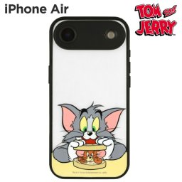 トムとジェリー iPhoneAir ケース クリア 半透明 トム ジェリー キャラクター グッズ スマホ カバー エアクッション ハイブリッド 耐衝撃 iPhone 2025 6.6inch １眼 アイホン アイフォン マットクリア TMJ-264A