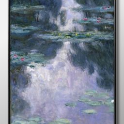 クロード モネ 睡蓮 A3 サイズ ポスター アート おしゃれ 絵画 インテリア 北欧 イラスト マット紙 艶消し アートパネル 額 フレーム デザイン 壁掛け ギフト 新築祝い ディスプレイ 引越し祝い　新生活　空間デザイン 