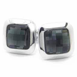 Antaliaきらめきスクゥエア グレー カフス カフスボタン カフリンクス cufflinks cuffs メンズ 男性 スーツアクセサリー専門店 父の日 ギフトにも 誕生日 プレゼント プチギフト おしゃれ カフスマニア