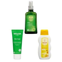 ヴェレダ スキンフード 75ml とカレンドラ ベビーオイル（無香料） 200ml とホワイトバーチ ボディシェイプオイル 100ml ポンプ付のセット    |  WELEDA  デイクリーム 美容グッズ コスメ化粧品 誕生日 クリスマス ホワイトデー 結婚記念日 ウエディングギフト 母の日 送別会