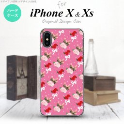 【iPhoneX】【スマホケース/スマホカバー】【アイフォンX】iPhoneX スマホケース カバー アイフォンX 花柄・バラ（I） ピンク nk-ipx-262【メール便送料無料】