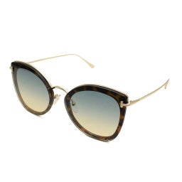 トムフォード サングラス TOM FORD FT0657-53P-62 EYEWEAR TF657 Chariotte レディース ハバナ ゴールド グレーグラデーション