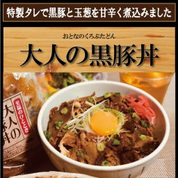 【大人の黒豚丼2袋セット】豚丼 丼 レトルト 忙しいあなたに 送料無料 長期保存 惣菜 黒豚 鹿児島 丼ぶり 肉 うどん 豚肉 時短 簡単 調理 つゆだくオリジナル豚丼/豚丼2P/ 黒かつ亭