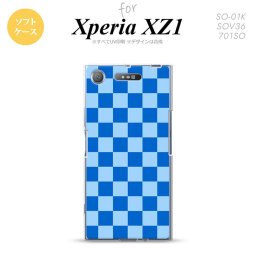 【SO01K】【スマホケース/スマホカバー】【エクスペリア XZ1】SO01K スマホケース Xperia XZ1 SO-01K カバー エクスペリア XZ1 スクエア 青 nk-so01k-tp769【メール便送料無料】