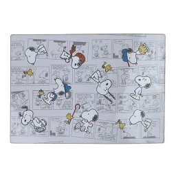 スヌーピー PEANUTS  ひざ掛け コミック グレー ブランケット グレー   西川