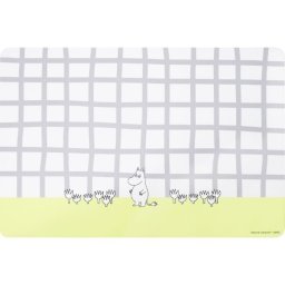 ムーミン MOOMIN 拭けるランチョンマット イエロー