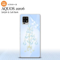 SHG04 SHG04 ZERO6 AQUOS zero6 スマホケース ソフトケース ツリーオブジェ 水色 メンズ レディース nk-zero6-tp304