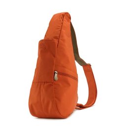 ヘルシーバックバッグ HEALTHY BACK BAG ボディバッグ ワンショルダーバッグ リュック バックパック 斜めがけバッグ 斜め掛けバッグ マイクロファイバー Sサイズ ジンジャースナップ ベルクロポケットモデル アメリバッグ s レディース メンズ ブランド おしゃれ 新作 ママ