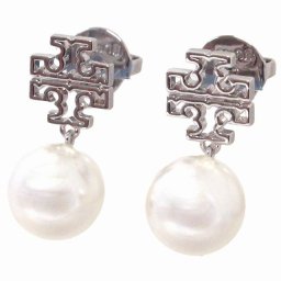 TORY BURCH トリバーチ アウトレット Tロゴ  キラ ダブル　PEARL DROP　ピアス 158186 056