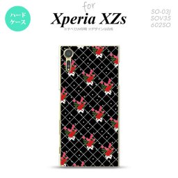SO03J スマホケース Xperia XZs SO-03J カバー エクスペリア XZs 花柄・バラ（K） 黒 nk-so03j-267【Xperia XZs SO-03J エクスペリア XZs  スマホケース スマホカバー】【メール便送料無料】