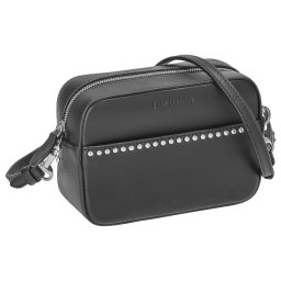ジェイアンドエムデヴィッドソン J&M DAVIDSON ショルダーバッグ レディース バック ミニ ぺブル MINI PEBBLE WITH STUDS ポシェット 鞄 ブラック LMPB-1XX-SCXX