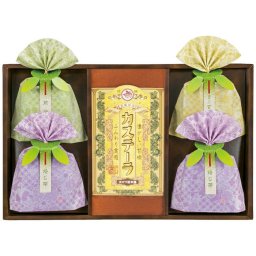 【ギフト対応無料】長崎製法カステーラ・緑茶詰合せ KTP-20 (KTP-20) ※送料無料(北海道・沖縄は除く)