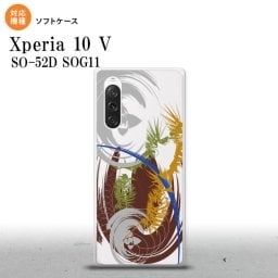 Xperia10V Xperia10V スマホケース 背面ケースソフトケース アート クリア 茶 2023年 7月発売 nk-xp105-tp1270