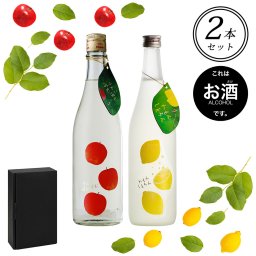 【かわいいボトルの日本酒 りんごぽむぽむ ＆ れもんしとろん 日本酒 飲み比べ セット】 甘口 720ml×2本 Alc.6度〜7度 青森県 八戸酒類 山口県 酒井酒造 インスタ映え かわいい ギフト 誕生日 プレゼント お祝い 贈り物 SNS映え 送料無料
