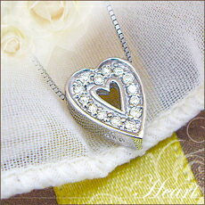 【完全無色透明Gカラー】pt900【0.1ct】ダイヤモンドハートペンダントネックレス『Heart』お洒落なくっきりハート♪ [SIクラス Gカラー 無色透明 GOOD～VERYGOOD] ハートアンドキューピット ハートモチーフ 可愛い 誕生日 記念日 母の日 ギフト ジュエリー【送料無料】    LPN-0036A
