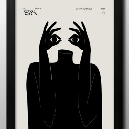 ジャズ JAZZ 音楽 ミュージック Spy I see you A3 サイズ ポスター アート おしゃれ 絵画 インテリア 北欧 イラスト マット紙 艶消し アートパネル 額 フレーム デザイン 壁掛け ギフト 新築祝い ディスプレイ 引越し祝い　新生活　空間デザイン
