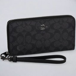 コーチ 長財布 レディース ブランド COACH シグネチャー CW778 QBMI5 1 ブラック