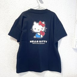 サンリオ ハローキティ 50th Anniversary Ｔシャツ(ブラック) Mサイズ アパレル Sanrio