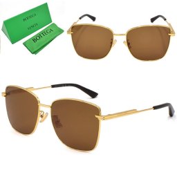 ボッテガヴェネタ サングラス BOTTEGA VENETA BV1237S-002 サングラス アジアンフィット メンズ レディース ユニセックス ゴールド ブラウン