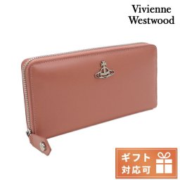 ヴィヴィアン・ウエストウッド 長財布ラウンドファスナー ユニセックス レザー イタリア 51050022 PINK ピンク系 財布