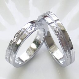 ハワイアンジュエリ－ ペアリング カップル 2個セット クロス ステンレス 金属アレルギー対応刻印可能 刻印無料 誕生日 記念日 2026年 厄年 7月 花以外 ご褒美 ギフト プレゼント 贈り物