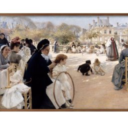 アルベルト エデルフェルト パリのリュクサンブール公園 A3 サイズ ポスター アート おしゃれ 絵画 インテリア 北欧 イラスト マット紙 艶消し アートパネル 額 フレーム デザイン 壁掛け ギフト 新築祝い ディスプレイ 引越し祝い　新生活　空間デザイン 
