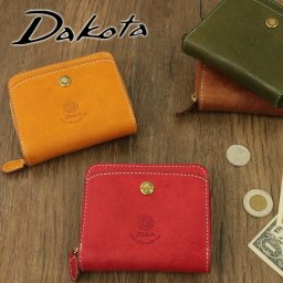 ダコタ Dakota コラッジョ 2つ折り財布 30940(36440) レッド ブラウン グリーン マスタード メンズ レディース 送料無料 誕生日プレゼント ギフト プレゼント ラッピング無料 本革カード入れ 天然革 経年劣化