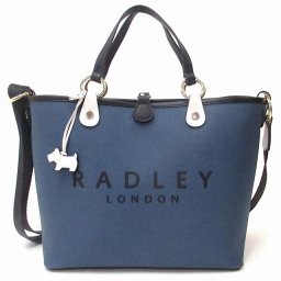 RADLEY LONDON ラドリーロンドン バッグ ロゴ トートバッグ ショルダーバッグ 2Way ADDISON GARDENS VINTAGE BLUE H9072425