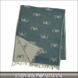 エンポリオアルマーニ エンポリオ アルマーニ/EMPORIO ARMANI メンズ ストール ウール マフラー D.GY 秋冬620761