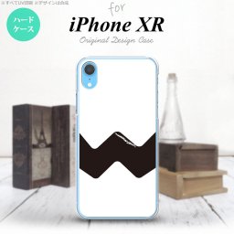 iPhoneXR iPhone XR スマホケース ハードケース ギザギザ 白 黒 メンズ レディース nk-ipxr-193