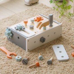 知育玩具 テーブルワークベンチ  | 誕生日プレゼント 3歳 おもちゃ 子供 男の子 女の子 誕生日 プレゼント 出産祝い 木のおもちゃ 木製玩具 クリスマスプレゼント 子供 Tryco トライコ TRC-013204