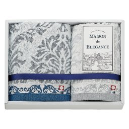 MAISON de ELEGANCE メゾン ド エレガンス フェイスタオル&ウォッシュタオル  ／タオル 日用品・ヘルスケア 結婚祝い プレゼント ギフト 結婚内祝い 出産祝い 出産内祝い 送料無料 2026 送料無料 ギフト プレゼント プチギフト 内祝い 快気祝い 出産祝い 結婚祝い 引出物 新築祝い お返し