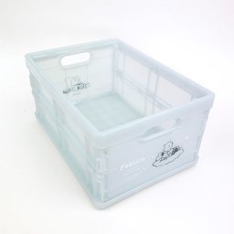スヌーピー クリアコンテナ アイスグレー 日用品 収納グッズ