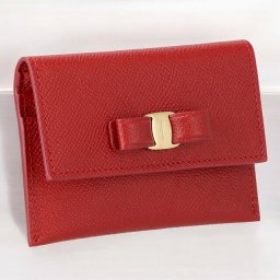 フェラガモ カードケース レディース ブランド Ferragamo 22D155 レッド