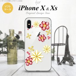 【iPhoneX】【スマホケース/スマホカバー】【アイフォンX】iPhoneX スマホケース カバー アイフォンX 花柄・ミックス(E) クリア nk-ipx-tp306【メール便送料無料】