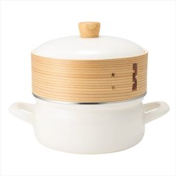 富士ホーロー  せいろ付きホーロー鍋18cm ホワイト SER-18W.W/GG  内祝 内祝い お祝 御祝 記念品 出産内祝い プレゼント 快気祝い 粗供養 引出物