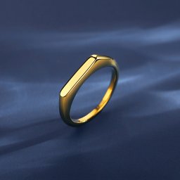 リング レディース 石なし ステンレス イエローゴールド 11号 14号 16号 18号 tr21080506
